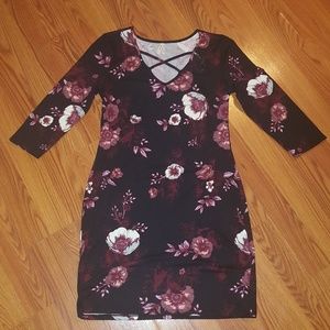 3/4 Sleeve Dress